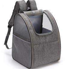 요기쏘 반려동물 캐쥬얼 베이직 이동가방 백팩, 그레이, 1개 반려동물용품/강아지 용품 반품 최저가 22,100원