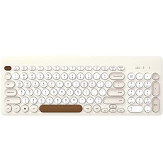 아이노트 멀티 페어링 블루투스 무선 일반형 키보드, 크림, X-KEY 96RB 가전디지털/키보드/마우스 반품 최저가 25,000원