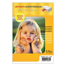 UB포토 광택 잉크젯 포토용지 210g, 4X6, 100개 가전디지털/프린터/복합기 반품 최저가 7,720원