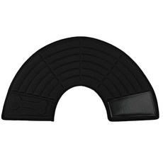 더플로우컴퍼니 부드러우면서 튼튼한 반원 오각 퀄팅쿠션 넥카라 블랙 L, 70g, 1개 반려동물용품/강아지 용품 반품 최저가 7,850원