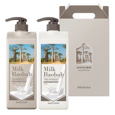 밀크바오밥 헤어 2종 선물세트 화이트솝향, 1세트 뷰티/헤어 반품 최저가 19,160원