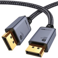 코드웨이 DP 케이블 1.4v 20핀 더미 UHD 8K premium, 1개, 5m 가전디지털/PC부품 반품 최저가 16,840원