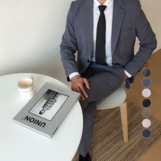 팀스핏 남성용 사계절 90-120 빅사이즈 스탠다드 정장 세트 패션의류/잡화/남성패션 반품 최저가 22,250원