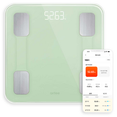 앳플리 T9 스마트 더블스마트인 바디 체중계, 민트그린, 1개 가전디지털/건강가전 반품 최저가 26,610원