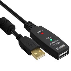 저스트링크 USB 2.0 리피터 연장케이블, 1개, 20m 가전디지털/PC부품 반품 최저가 22,720원