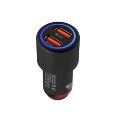 TS 차량용 고속충전 듀얼 포트 시거잭 QC 3.0 36W, 블랙 가전디지털/차량용 디지털 반품 최저가 13,520원