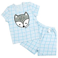 메이키즈 아동용 통기성 체크폭스 오가닉 5부 슬라브 실내복 상하 세트 패션의류/잡화/유아동패션 반품 최저가 7,900원