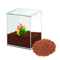 그로비타 올디아망 크리스탈 25 하이큐브 어항 + 바이오샌드 노멀 4kg, 레드(바이오샌드), 1개 반려동물용품/관상어 용품 반품 최저가 40,020원