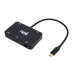 넥시 USB3.1 C 타입 멀티스테이션 USB허브 NX-U31MS, 혼합색상 가전디지털/PC부품 반품 최저가 29,000원