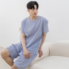 에이원 남성용 냉감 쿨 엠보 반팔 잠옷 상하의 세트 패션의류/잡화/속옷/잠옷 반품 최저가 12,130원