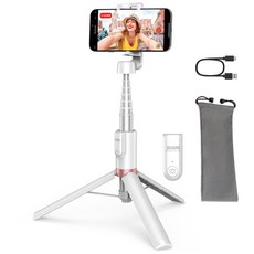 셀루미 익스텐션 스마트폰 셀카봉 삼각대 130cm, SEL-CT1300M(화이트&로즈골드), 1개 가전디지털/휴대폰 액세서리 반품 최저가 25,900원