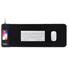 짐승 고속 무선 충전 LED 마우스 장패드, 블랙, 1개 가전디지털/게임 반품 최저가 17,870원