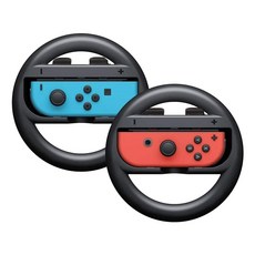 아이플레이 닌텐도 스위치 전용 레이싱휠 조이콘 그립 마리오카트 8 블랙 2p, 1개 가전디지털/게임 반품 최저가 5,400원