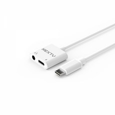 넥스트 PD충전 오디오 잭 어댑터 USB-C to 3.55mm NEXT-AV2307, 6cm, 화이트, 1개 가전디지털/휴대폰 액세서리 반품 최저가 4,460원