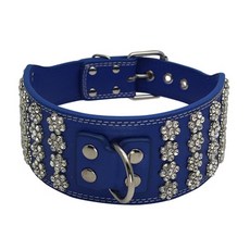 KIZBON 플라워패턴 비즈목줄 블루 PYW7361, S, 1개 반려동물용품/펫티켓 산책용품 반품 최저가 1,000원