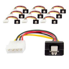 에이치디탑 IDE to SATA 전원 ㄱ자 연장케이블 CP-1450, 10개, 15cm 가전디지털/PC부품 반품 최저가 2,960원