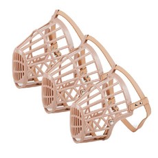 아리코 고양이와 강아지 입커버 4호, 베이지, 3개 반려동물용품/펫티켓 산책용품 반품 최저가 3,900원