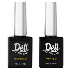 델리뷰티 퍼펙트 베이스 젤 10ml + 퍼펙트 탑젤 10ml 세트, 혼합색상, 1개 뷰티/네일 반품 최저가 10,190원