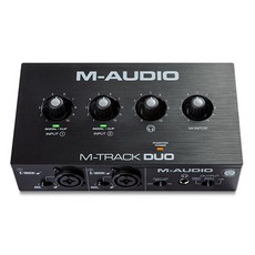 엠오디오 2채널 오디오 인터페이스 M-Track Duo, 혼합색상 가전디지털/음향기기 반품 최저가 43,660원