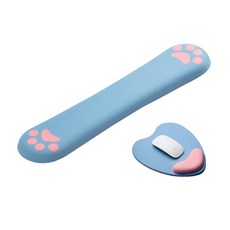 잼몬스터 마우스패드 팜레스트 키보드 손목받침대 메모리폼 세트, 딥소라, 1세트 가전디지털/키보드/마우스 반품 최저가 20,480원