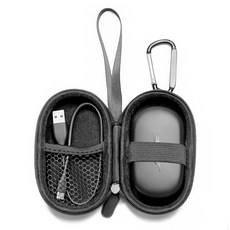 BOSE QC 이어버드 전용 키링 하드쉘 케이스 파우치 + 카라비너, 1개 가전디지털/음향기기 반품 최저가 7,620원