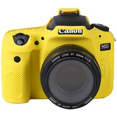 CANON 캐논 90D 카메라 실리콘 바디보호용 케이스, 1개, 90D-옐로우 가전디지털/카메라 반품 최저가 13,810원