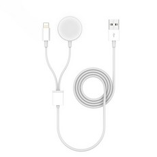 루아러블 애플워치 호환 충전독 마그네틱 USB 고속 충전기 충전 케이블 2in1, 화이트 가전디지털/스마트워치/밴드 반품 최저가 10,880원