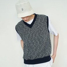 트립르센스 아이보리 믹스 오버 니트 베스트 패션의류/잡화/남녀 공용 의류 반품 최저가 10,900원