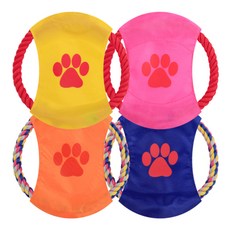 블럭마트 애견 로프원반 장난감 22 cm, 랜덤 발송, 4개 반려동물용품/강아지 용품 반품 최저가 7,340원