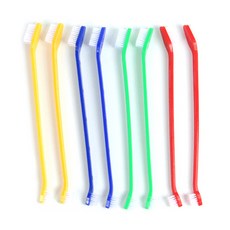 블럭마트 애견 고양이 펫 칫솔 12p 랜덤 발송, 1세트 반려동물용품/강아지 용품 반품 최저가 6,480원