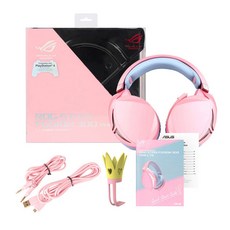 에이수스 ROG STRIX FUSION 300 PINK CROWN 에디션 가상 7.1채널 게이밍 헤드셋, 핑크색, ROG Strix Fusion 300 PINK LTD 가전디지털/PC주변기기 반품 최저가 67,860원