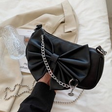 클린온 리본 장식 체인 크로스백 패션의류/잡화/여성패션 반품 최저가 5,540원