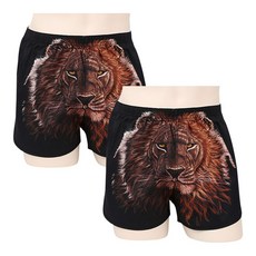 예스플러스 통기성 캐릭터 만화 트렁크 동물 2p 세트 패션의류/잡화/속옷/잠옷 반품 최저가 13,940원