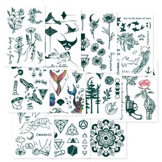 네일트리 트렌디 데일리 타투스티커 11종, 1세트, 혼합색상 뷰티/메이크업 반품 최저가 7,830원