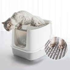 블루스퀘어 뷰소닉 고양이 화장실 CT-C26, 그레이, 1개 반려동물용품/고양이 용품 반품 최저가 22,710원