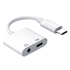 서가 3.5mm +C타입 듀얼 젠더, 화이트, 1개 가전디지털/휴대폰 액세서리 반품 최저가 6,380원