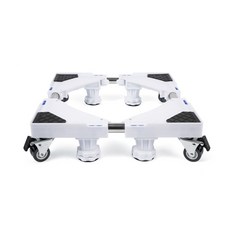 수평 높이조절 세탁기 받침대 이동형 4발 4바퀴, 1개 가전디지털/세탁기/건조기 반품 최저가 16,820원