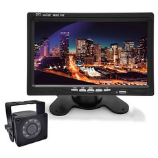 오토존 화물차 전용 후방카메라 + 모니터 거치형 177mm 세트, 후방카메라: K500C / 모니터: KP7 CAM 가전디지털/차량용 디지털 반품 최저가 22,100원