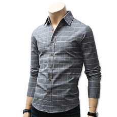 블루포스 남성용 빅사이즈 스퀘엄 체크남방 패션의류/잡화/남성패션 반품 최저가 14,260원