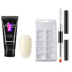 미스치어링 네일세트, 폴리젤 15ml + 연장팁 100p + 브러쉬, 1개 뷰티/네일 반품 최저가 13,630원