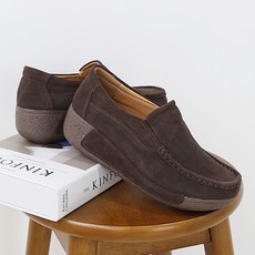 제이슈 가죽 모아 통굽 슬립온 5cm 패션의류/잡화/여성패션 반품 최저가 5,190원