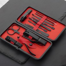 정원전산 손톱깎이 12종 세트 JWN-12B, 블랙, 1세트 뷰티/네일 반품 최저가 7,370원