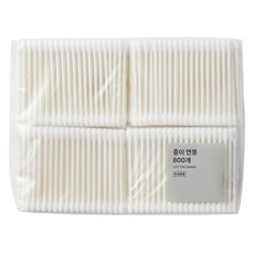 JAJU 매일쓰는 위생적인 대용량 종이 면봉, 800개입, 1개 뷰티/뷰티소품 반품 최저가 6,550원