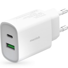 만렙 PD 멀티 듀얼 고속 충전 어댑터 20W, 화이트, 1개 가전디지털/휴대폰 액세서리 반품 최저가 9,210원