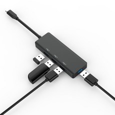홈플래닛 4포트 USB 3.0 허브 AT301, 블랙, 1개 가전디지털/PC부품 반품 최저가 6,750원