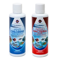 UPAqua 안티 클로린 물갈이약 300ml + 니트로 박테리아 부스터 300ml 세트, 1세트 반려동물용품/관상어 용품 반품 최저가 9,360원