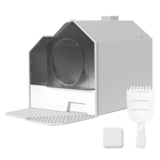 딩동펫 고양이 러브 하우스형 화장실 + 모래삽, 그레이, 1개 반려동물용품/고양이 용품 반품 최저가 52,860원