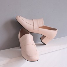 르본디 여성용 가죽 페니 미들 로퍼 5cm 패션의류/잡화/여성패션 반품 최저가 10,630원