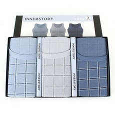 INNERSTORY 남성용 민소매 런닝 3종 세트 5110 패션의류/잡화/속옷/잠옷 반품 최저가 7,080원