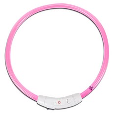 딩동펫 애견 충전식 LED 목걸이, 핑크, 1개 반려동물용품/펫티켓 산책용품 반품 최저가 5,320원